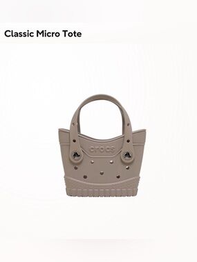 NWT Crocs micro tote bag handbag purse
In Taupe